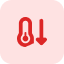 Too cold temperature icon